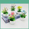 Butterfly Orchid Artificial Flower Potted Decoration For Home And Wedding