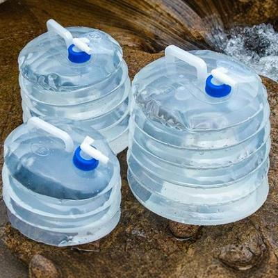 Portable Outdoor Folding Water Bucket with Faucet