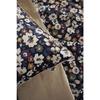 Coussin déhoussable 40 x 60 cm "Coline" Velours imprimé l'Effet Papillon