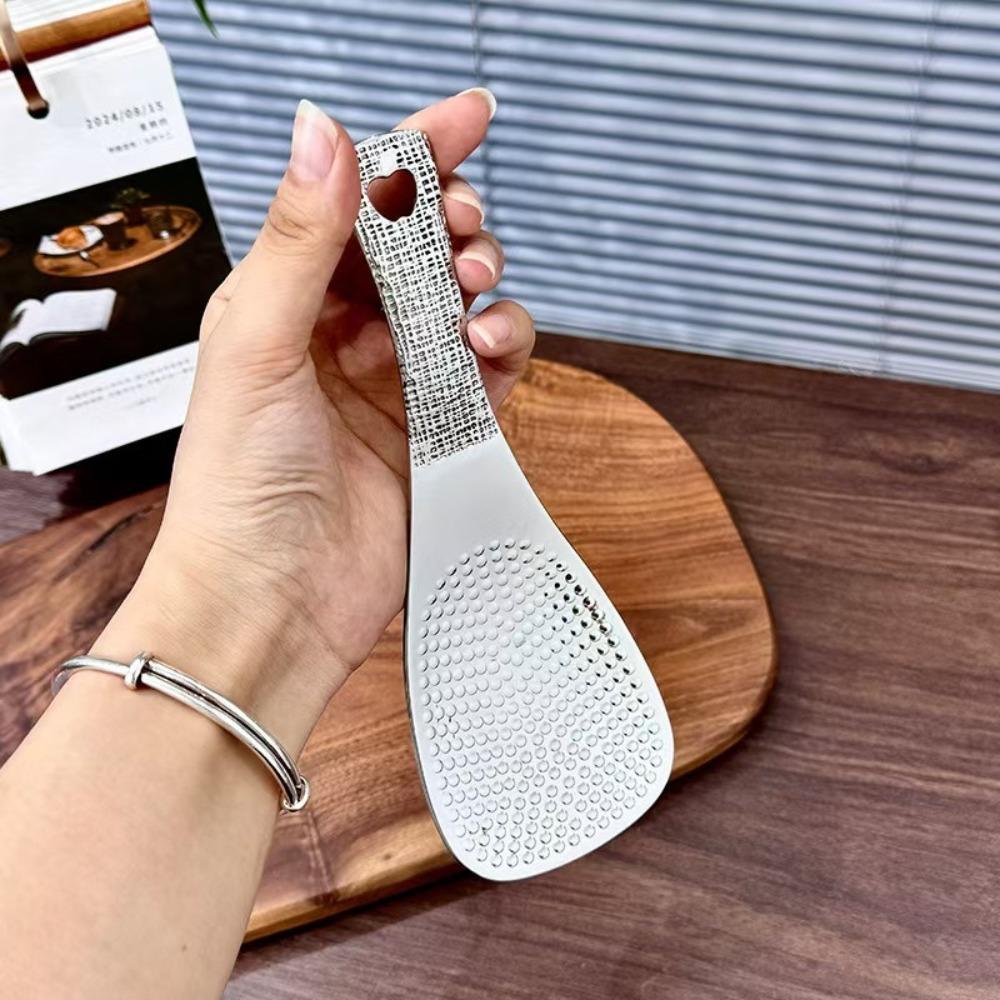 Heat-resistant Anti-Stick Rice Spoon Stainless Steel Rice Shovel  Kitchen Gadgets Accessories