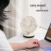 Rechargeable USB Mini Silent Clip Fan for Bedside, Dorm, and Desktop Use.