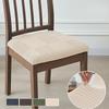 Elastic Chair Seat Covers Jacquard Washable Chair Cushion Cover Anti-Slip Seat Protector Chairs Case For Living Room Home El