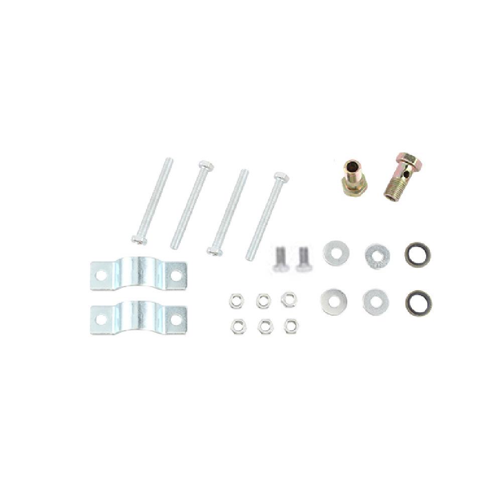Oil Cooler Kit for ATV/Motorcycle Engines (125cc-250cc) with Fan, Screws, and Accessories