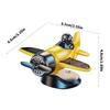 Multipurpose Solar Powered Rotating Aircraft Decors Energy Efficient Dashboard Decoration for Cars Offices Homes Present