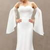 White Elegant Women Detachable Long Sleeves Sunscreen Tulle Arm Warmers for Weddings Daily Wear Stylish Decorative Accessories