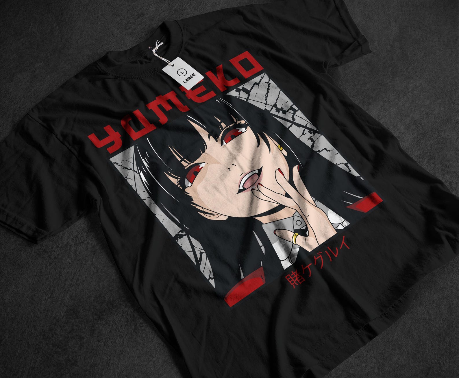 Unisex Anime Shirt, Kakegurui, Gambling Theme, Yumeko, Mary Saotome, Japanese Manga, Waifu, Pop Culture Gift for Girlfriend, Otaku 160