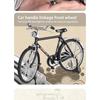 New 1/10 Miniature Alloy Model Bicycle Diecast Metal Bike Adult Simulation House Decor Fun Crafts Collection Ornaments Gifts