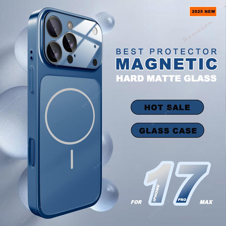 Official Corning Magnetic Phone Case for iPhone 17 11 12 13 14 15 16 Pro Max Air Magsafe Wireless Charge Protector Cover