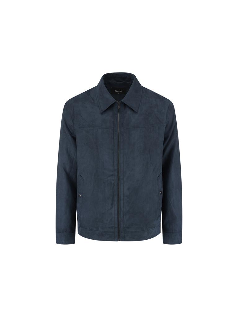 Edition Men'S Suede Trucker Jumper_Neg1Jj1622