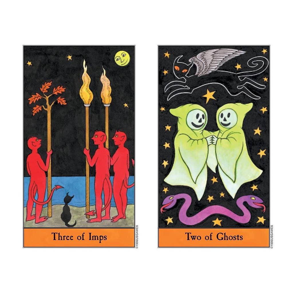 Kancharo Tarot Card Set Tarot in Includes Japanese Tarot Card Instructions Pouch 78-Card [Halloween Tin] & (Authentic)