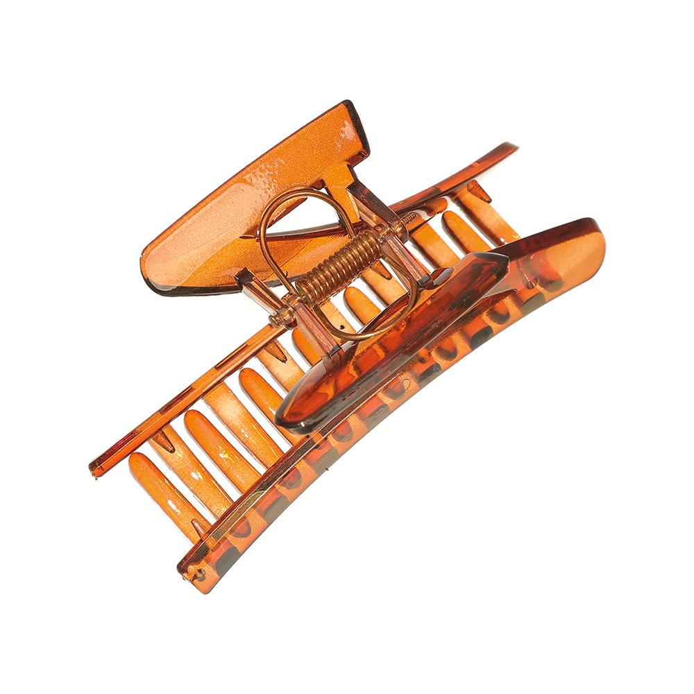 Einfache Z-förmige halbtransparente Haarspangen Haarnadel Mode Haarschmuck Große Haarklammer für Frauen Mädchen