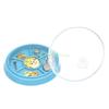 24TE Watchmaker Watch Parts Holder Tray Dust Cover 6 Slots Organizer Plastic Dust Sheet Cover Tray Repair Tool Storage Box