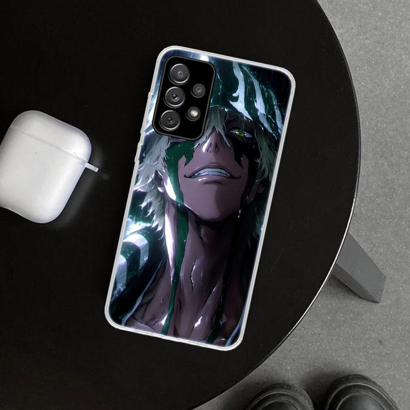 Bleach Kisuke Urahara Phone Case Cover for Samsung Galaxy A12 A22 A32 A52 A72 A02S A51 A50S A31 A20S A10S Note 20 Ultra 10 Plus