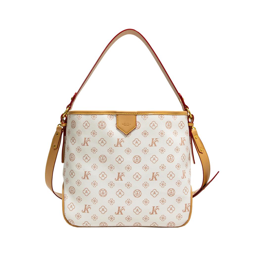 Old flower bag 2025 handbag, one shoulder oblique span bag, tote bag, high-end temperament, large-capacity women's bag.