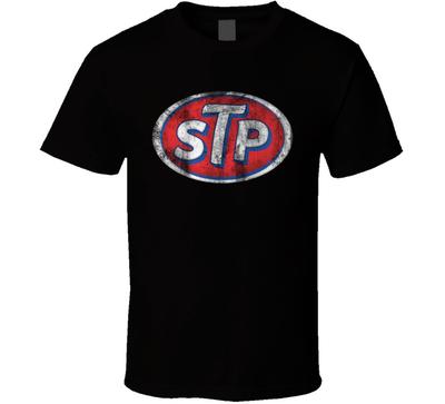 STP Μαύρο Φθαρμένο Unisex T-Shirt