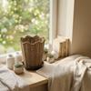 Woven Flower Pots For Home Decoration, Potted Plants