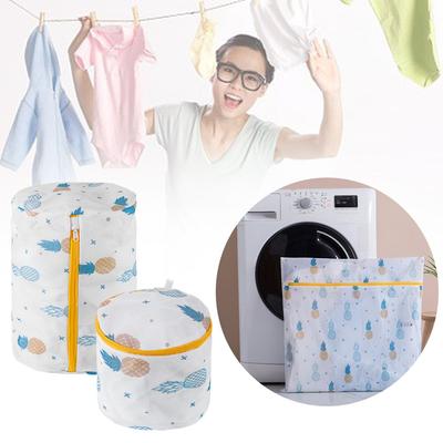 Meia com Estampa de Cacto Abacaxi Máquina de Lavar Roupa Bolsa para Lavar Roupa Íntima Sacola de Lavanderia para Cuidados com Roupas Íntimas Sacos de Armazenamento para Sutiãs