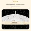 Children's Frosted Transparent Umbrella, Automatic Long-Handle Umbrella for Girls, Specifically Designed for Elementary School Students, Enlarged and