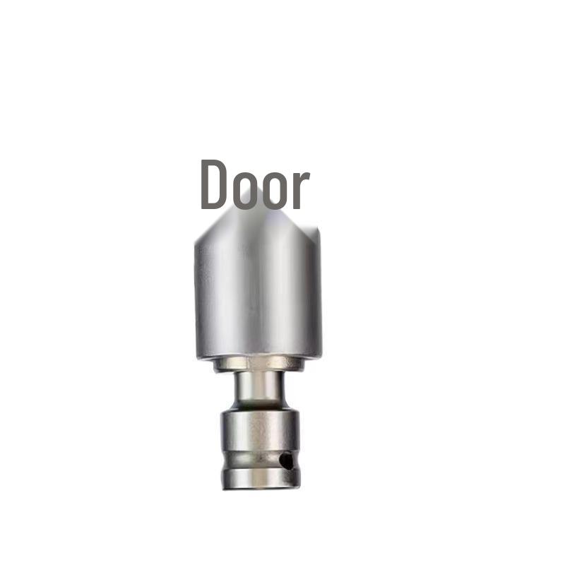Electric Wrench Dual-Use Conversion Head: Round Handle, Square Handle, Two-Groove, Universal Impact Connector.