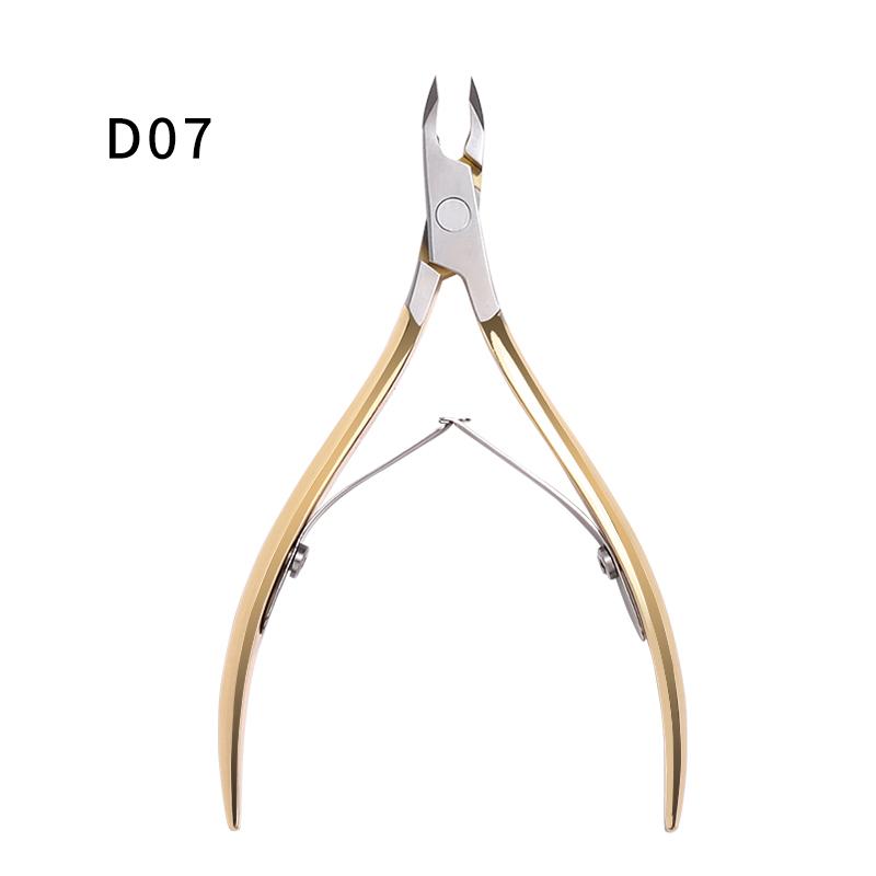 

Профессиональные ножницы для кутикулы с коротким лезвием, кусачки, триммер, инструмент для удаления, аксессуары, принадлежности, оборудование, инструмент стилиста для маникюра золотистый