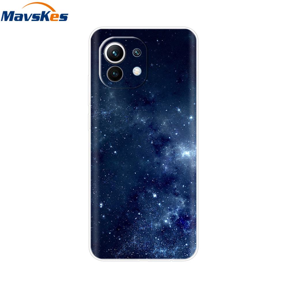 Case For Xiaomi 11 Lite NE 5G Soft TPU Silicone Cover For Xiaomi Mi 11 Lite Mi11 Lite Cases For Xiomi Mi 11 Funda Fashion Bumper
