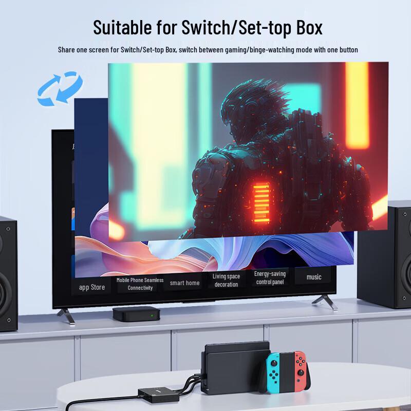 DOREWIN 3-Port 4K HDMI Switcher