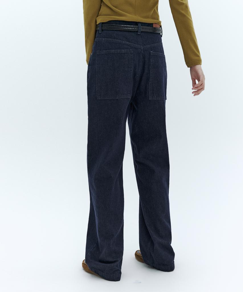 CITYBREEZE Curved Denim Pants_Indigo