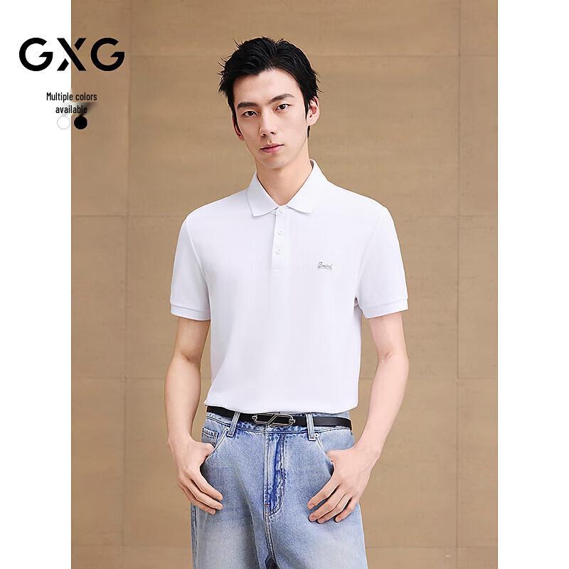 GXG Men's Cool-Touch Embroidered Business Casual Polo Shirt