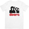 The Doors Music Fit for Men & Women Quality Cotton T-Shirt White.
