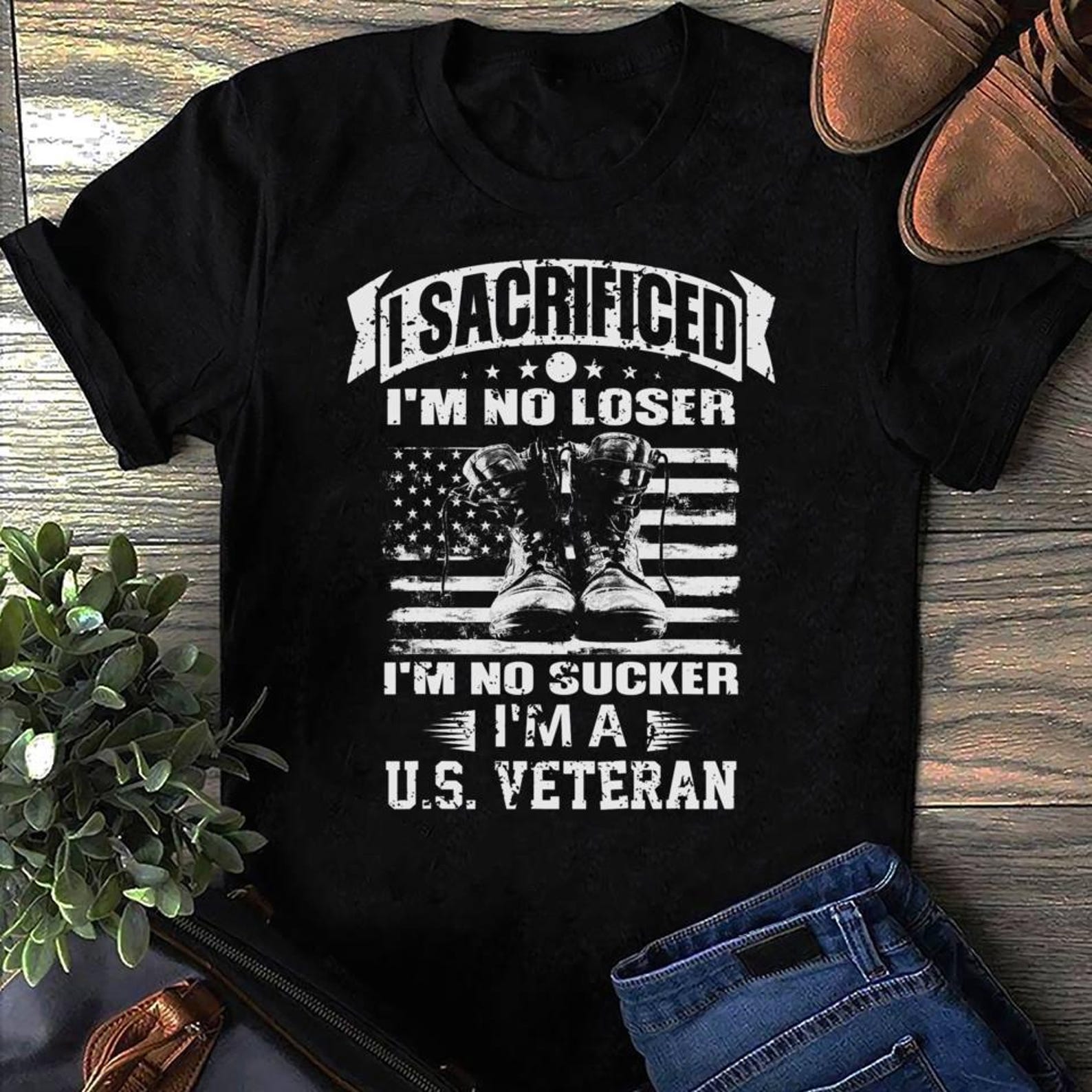 U.S. Veteran T-Shirt: Patriotic Military Gift S