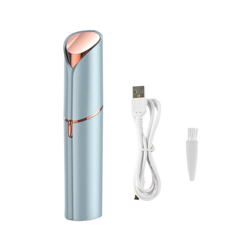 USB Mini Electric Floating Dual-Blade Women's Lipstick Shaver & Epilator