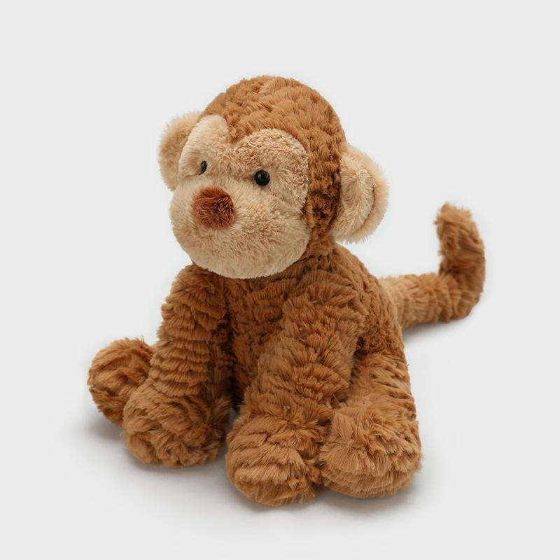 Adorable Stuffed Animals Plush Toy Cartoon Sheep Fox Monkey Cat Pig Hippo Dinosaur Pillow Nap Sleep Bed Cushion Creative Gift
