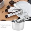 8Pcs Set Stainless Steel Measuring Spoon Cup Kit with Scales Household Kitchen Baking Tools