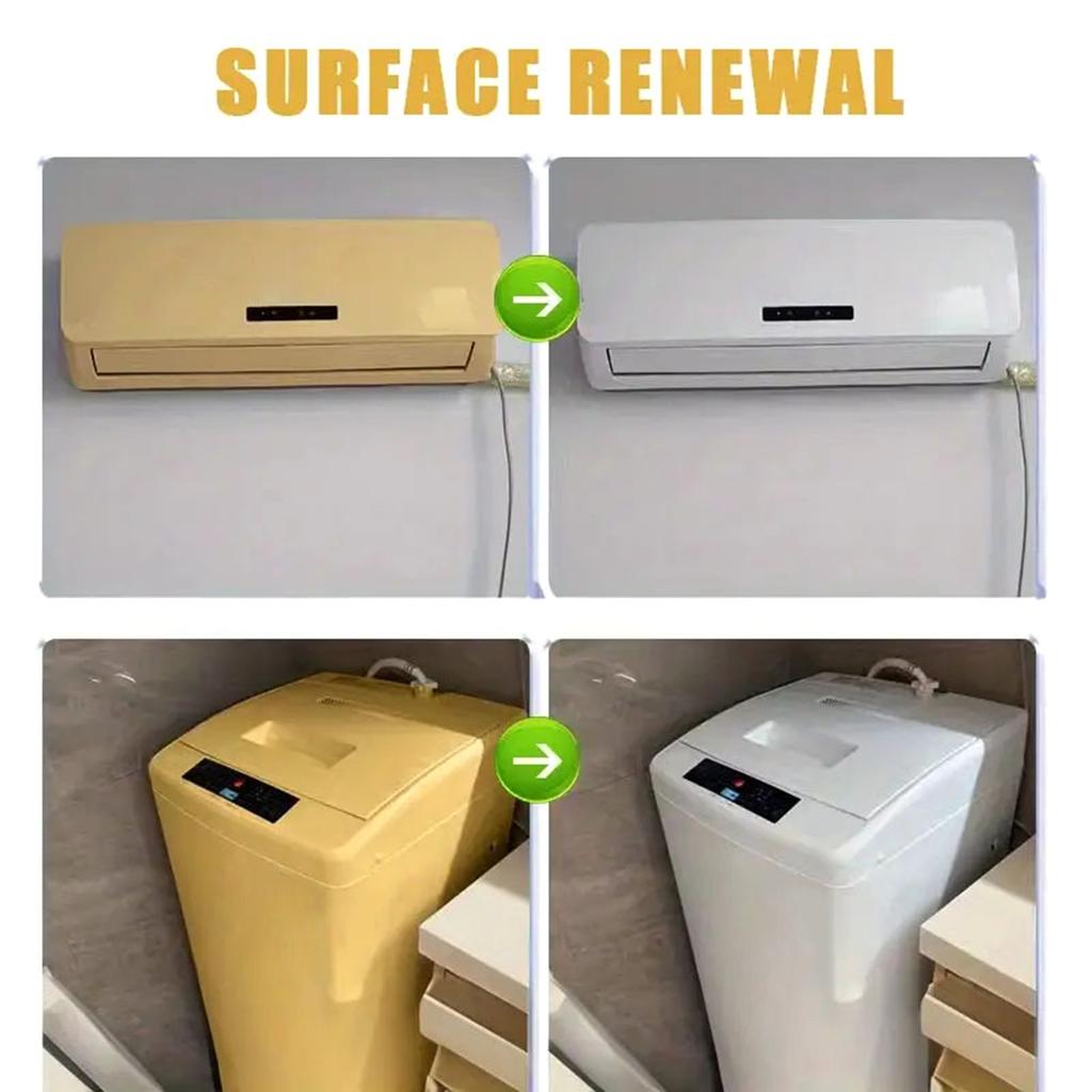 Stain Remover Plastic Gloss Restoration Agent for Air Conditioning Shell Appliances Plastic Yellowing Removal Sprayer