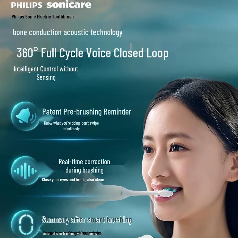 Philips DiamondClean Series 5 AI Smart Voice Electric Toothbrush CN plug (adapter included)