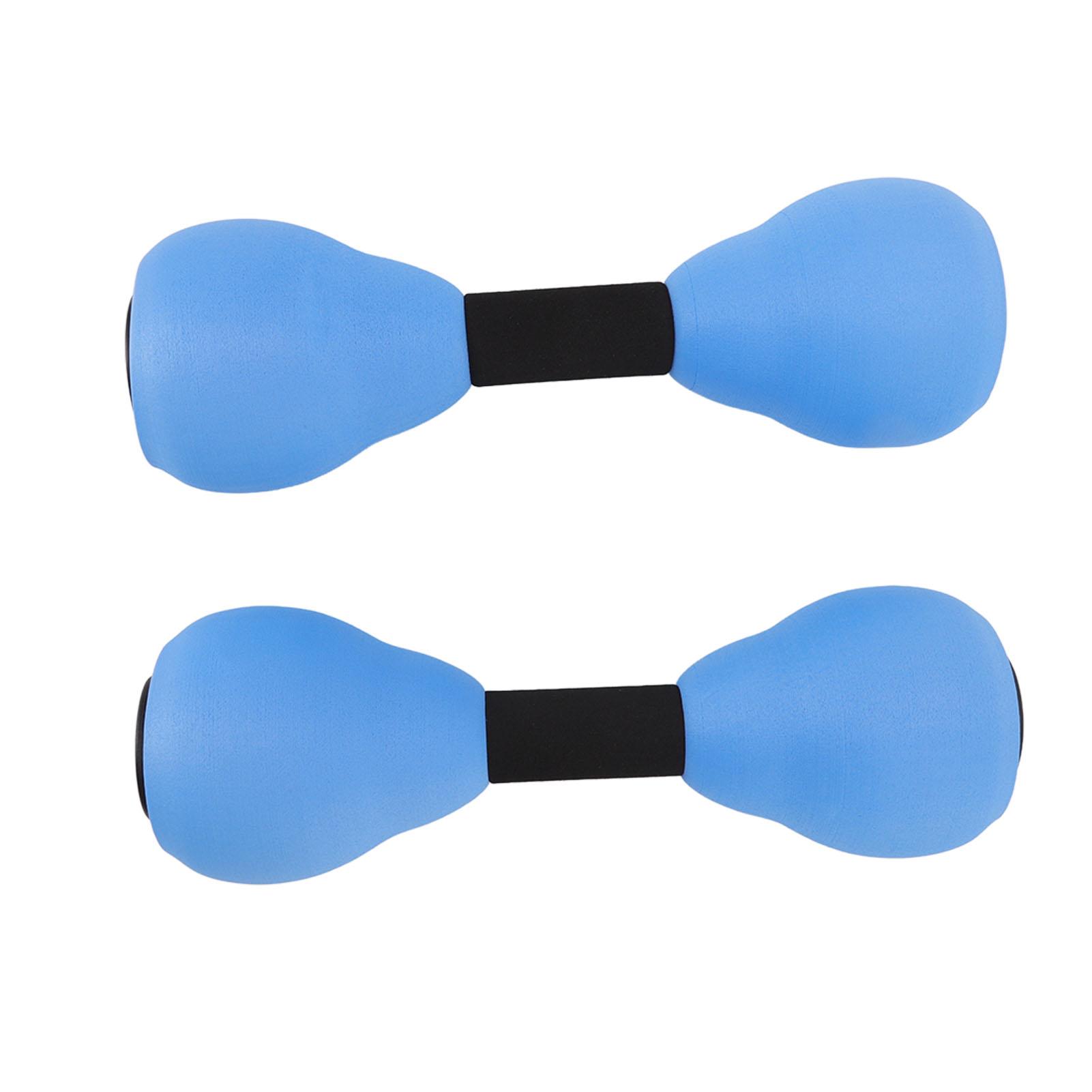 

2pcs Water Floating Dumbbells EVA Foam Water Aerobic Exercise Foam Dumbbells for Swimming Pool