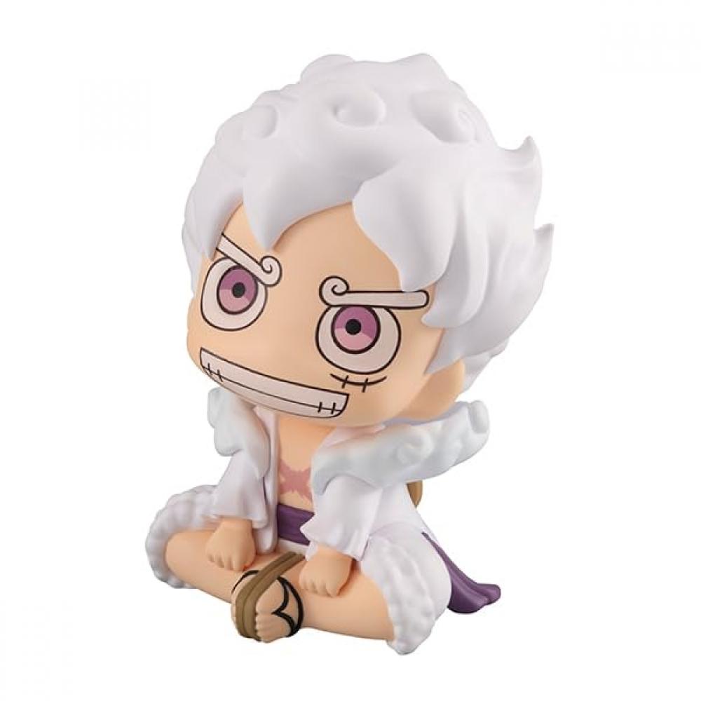 Lucappu ONE PIECE Monkey D. Luffy Gear 5 Approx. 110mm PVC Painted Movable Figure