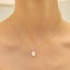 Postlude [Silver] Oval Coin P Necklace
