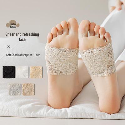 Women's Invisible Non-Slip Lace High Heel Half-Sole Foot Pad Socks