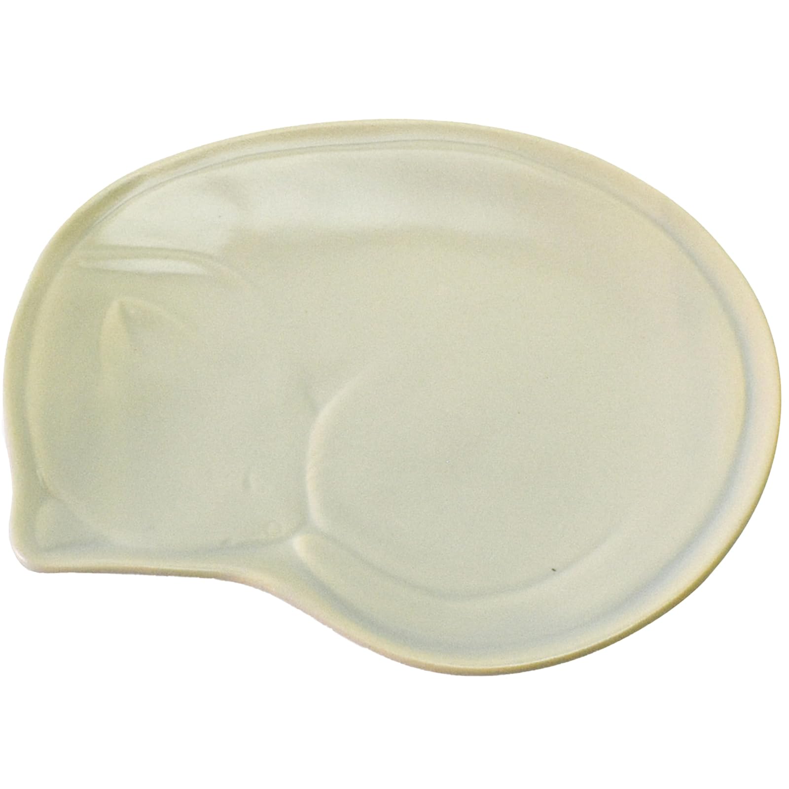 

Aito Seisakusho Cat Microwave and Dishwasher Seto Made in Product Number 111102 Neco Plate, 18cm, Gray, Pattern, Safe, Ware, Japan, серый