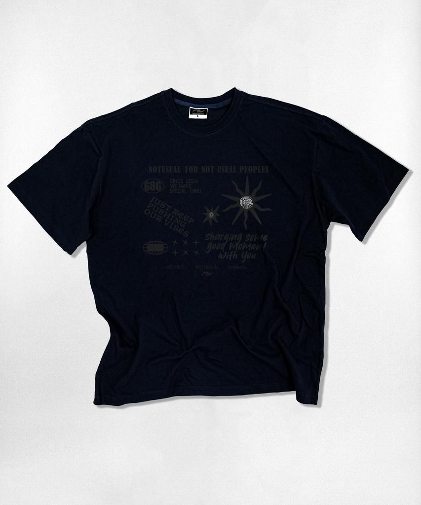 Nasyujeueol Symbol Efort Oversized Short Sleeve T-Shirt 4 Colors