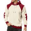 Men's Colorblock Sweatshirt Hoodie Men's Sports Large Size Casual Sweatshirt