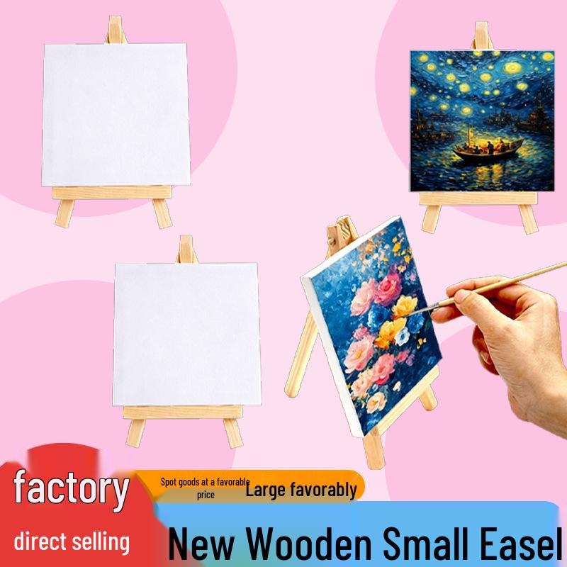 Children's Mini Pine Wood Folding Easel for Art and Painting
