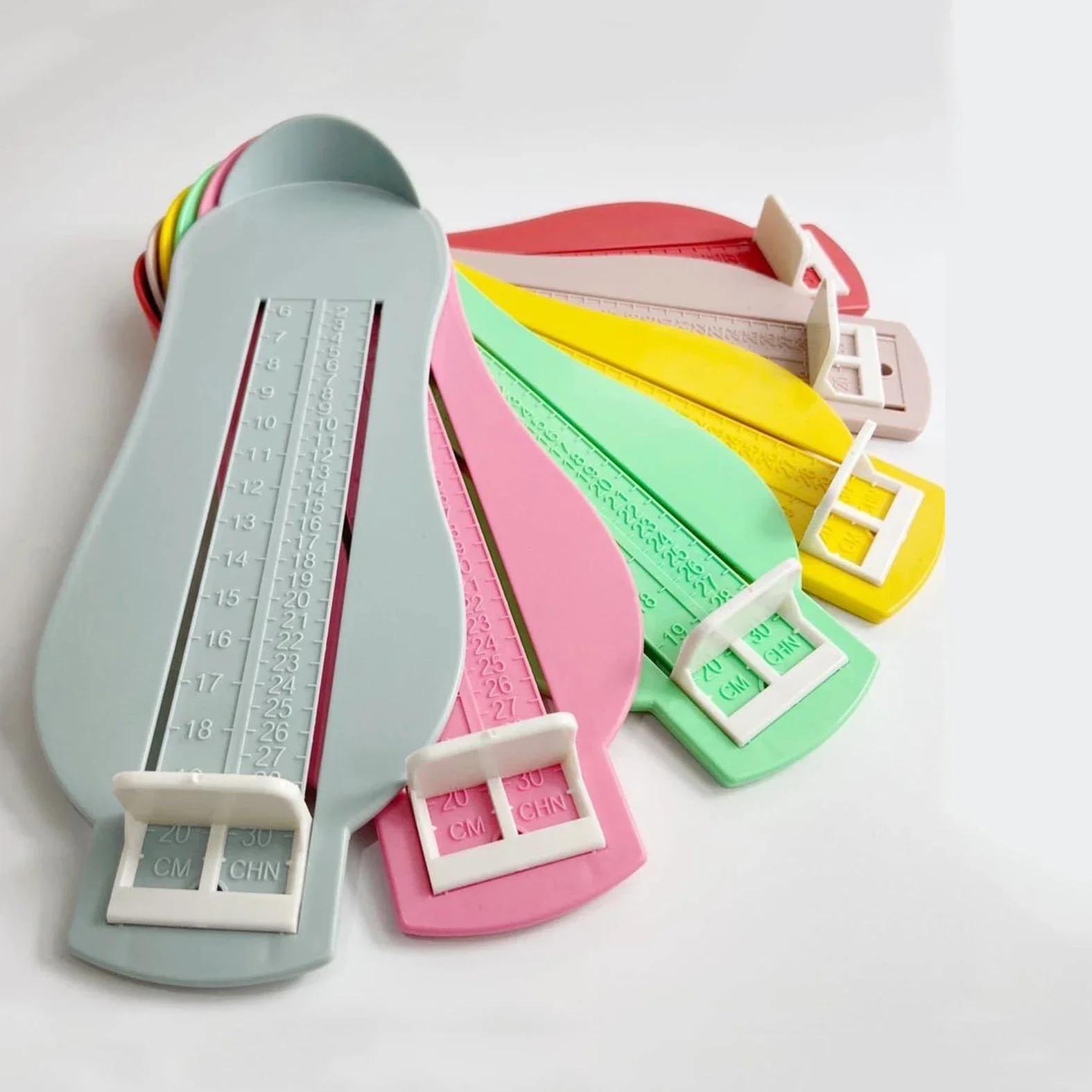 

1 шт.-Детская линейка для стопы Детское устройство для измерения длины стопы Детский калькулятор обуви для детей Младенческие обувные фитинги Измерительные инструменты