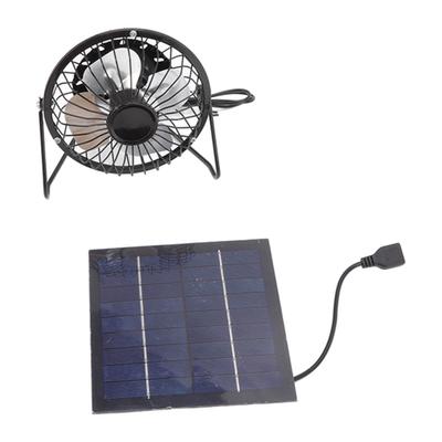 Pannello Solare Fotovoltaico Set Sistema di Ventilazione Mini Portatile USB Ventola di Raffreddamento 5v 2.5w