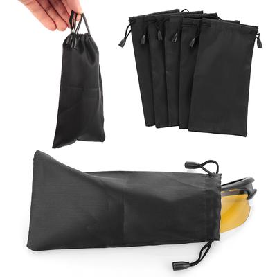 5/10Pcs Black Eyeglasses Pouch Soft Microfiber Pouch Dust-proof Storage Glasses Bag Portable Eyewear Case Container 18*9cm