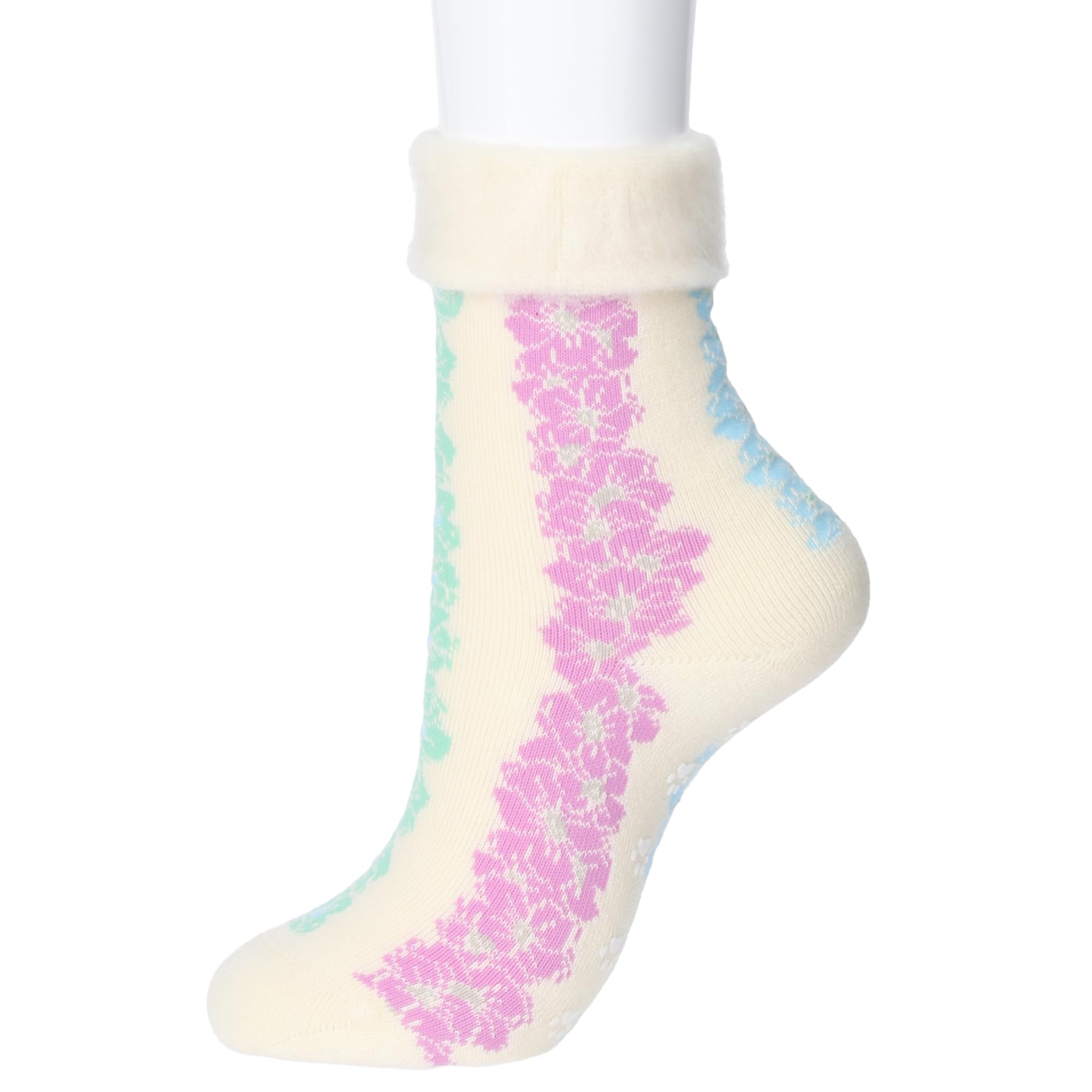 

PAUL JOE ACCESSOIRES Veronica Pattern Room & Socks, 8SA1792, Off-White