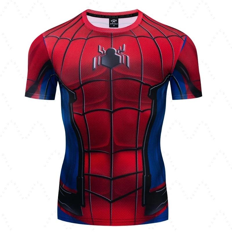 2026 Summer Children's T-shirt - Marvel Spider-Man 3D Print - Sporty and Casual, Breathable and Sweat-Wicking Short Sleeve