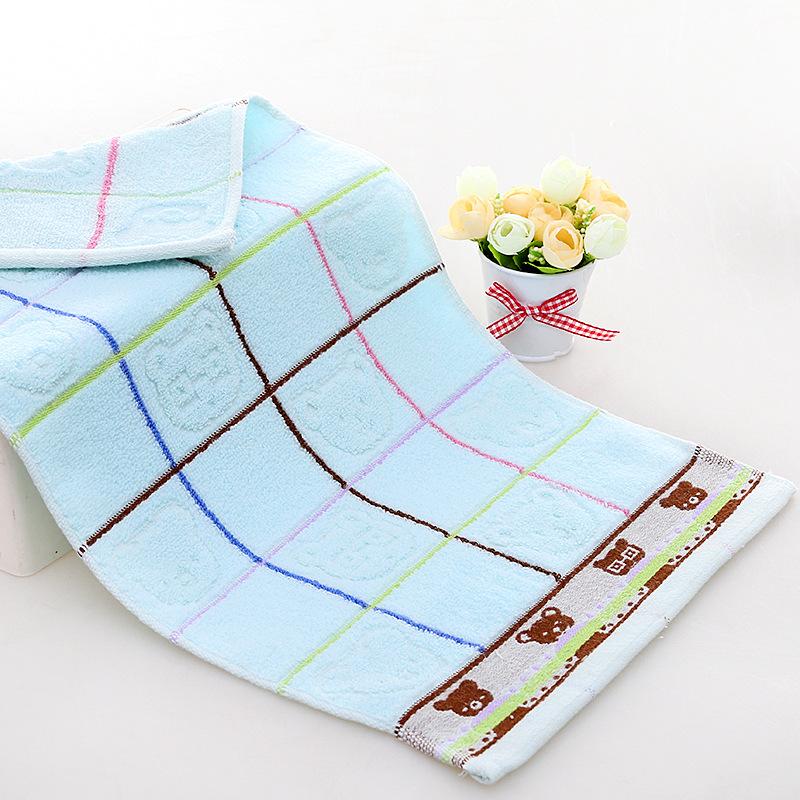 Pure Cotton Baby Towel 25*50, Soft and Absorbent, Suitable for Infants and Young Children, Small Towel for Face Washing, Embroidered Design