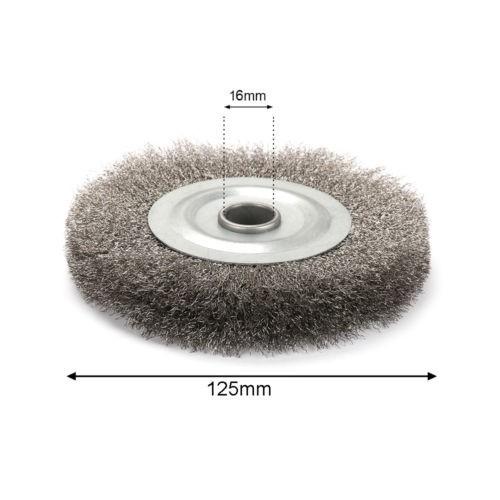 1* Wire Wheel Brush 1pc 5inch Abrasive Bench Crimped